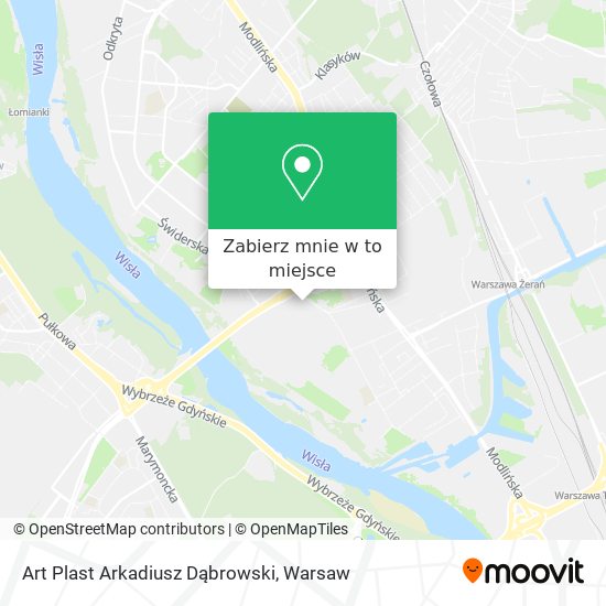 Mapa Art Plast Arkadiusz Dąbrowski