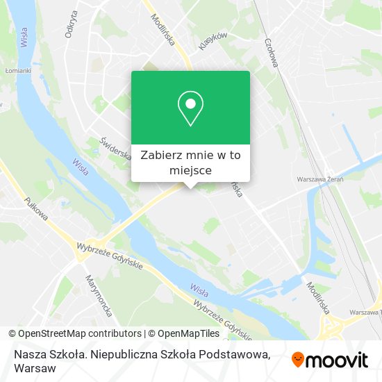 Mapa Nasza Szkoła. Niepubliczna Szkoła Podstawowa