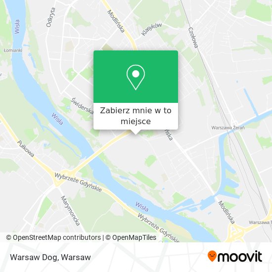 Mapa Warsaw Dog