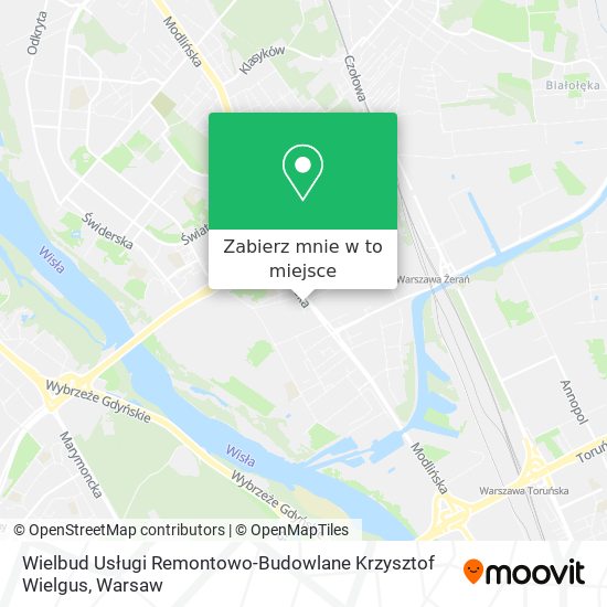 Mapa Wielbud Usługi Remontowo-Budowlane Krzysztof Wielgus