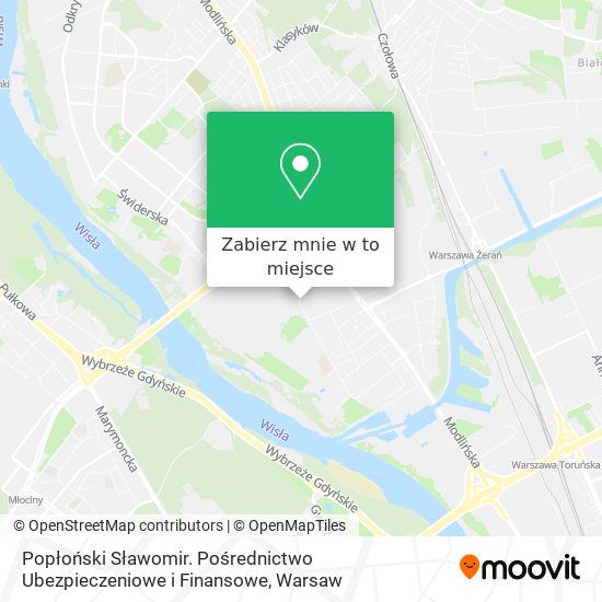 Mapa Popłoński Sławomir. Pośrednictwo Ubezpieczeniowe i Finansowe