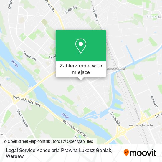 Mapa Legal Service Kancelaria Prawna Łukasz Goniak