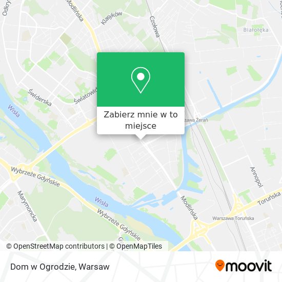 Mapa Dom w Ogrodzie