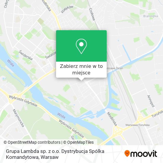 Mapa Grupa Lambda sp. z o.o. Dystrybucja Spólka Komandytowa