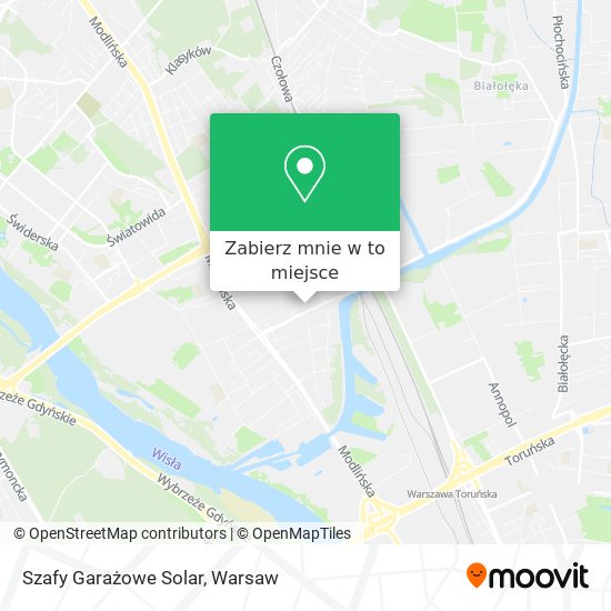 Mapa Szafy Garażowe Solar