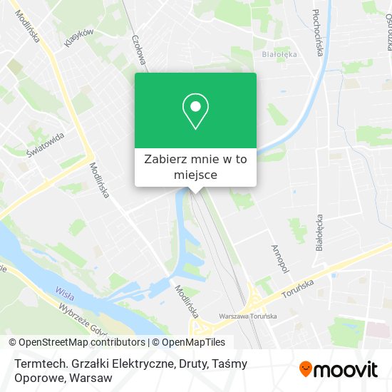 Mapa Termtech. Grzałki Elektryczne, Druty, Taśmy Oporowe