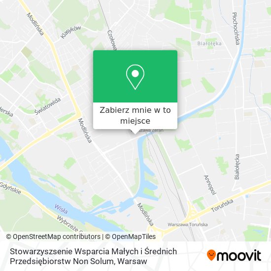 Mapa Stowarzyszsenie Wsparcia Małych i Średnich Przedsiębiorstw Non Solum