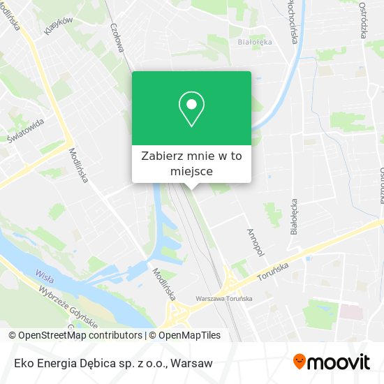 Mapa Eko Energia Dębica sp. z o.o.