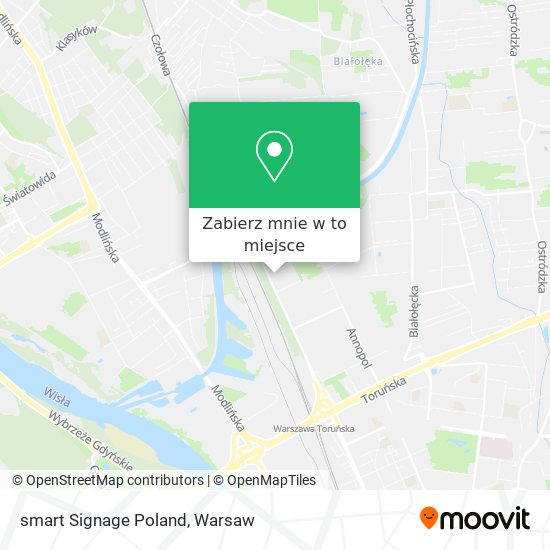 Mapa smart Signage Poland