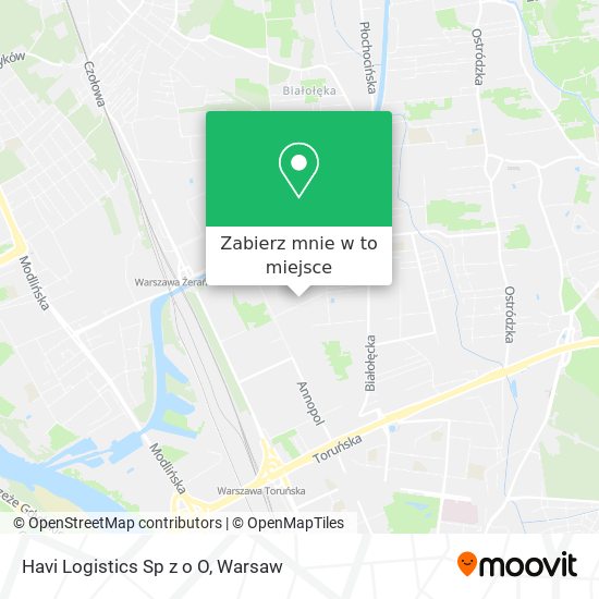 Mapa Havi Logistics Sp z o O