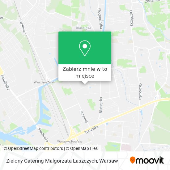 Mapa Zielony Catering Malgorzata Laszczych