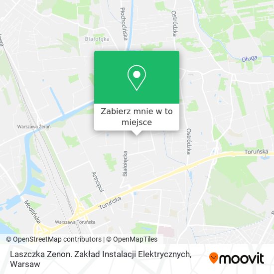 Mapa Laszczka Zenon. Zakład Instalacji Elektrycznych