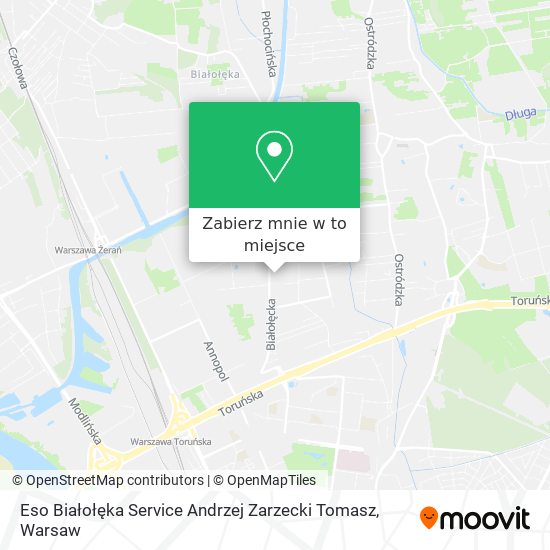 Mapa Eso Białołęka Service Andrzej Zarzecki Tomasz