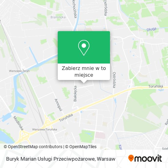 Mapa Buryk Marian Usługi Przeciwpożarowe