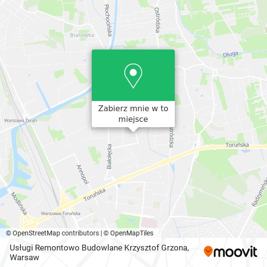 Mapa Usługi Remontowo Budowlane Krzysztof Grzona