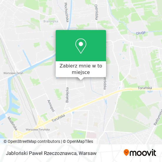 Mapa Jabłoński Paweł Rzeczoznawca