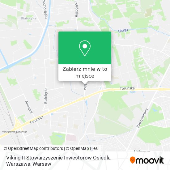 Mapa Viking II Stowarzyszenie Inwestorów Osiedla Warszawa