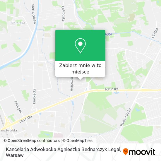 Mapa Kancelaria Adwokacka Agnieszka Bednarczyk Legal