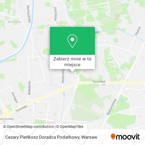 Mapa Cezary Pieńkosz Doradca Podatkowy