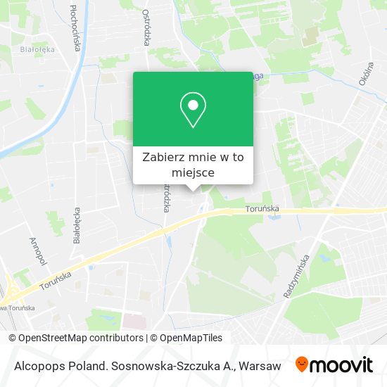 Mapa Alcopops Poland. Sosnowska-Szczuka A.