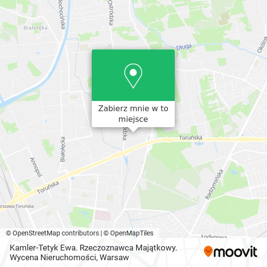 Mapa Kamler-Tetyk Ewa. Rzeczoznawca Majątkowy. Wycena Nieruchomości