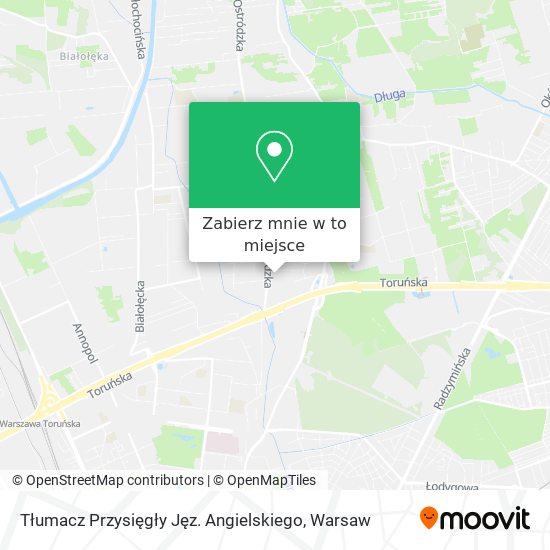 Mapa Tłumacz Przysięgły Jęz. Angielskiego