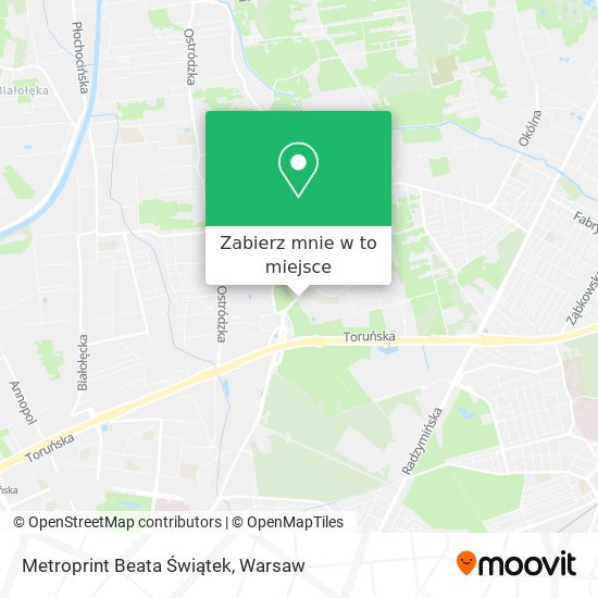 Mapa Metroprint Beata Świątek