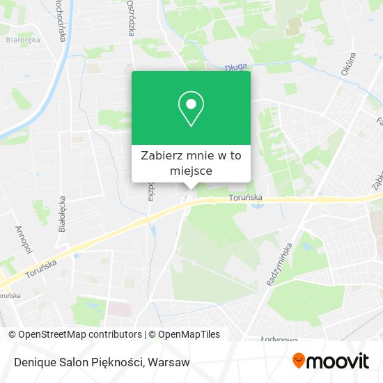 Mapa Denique Salon Piękności