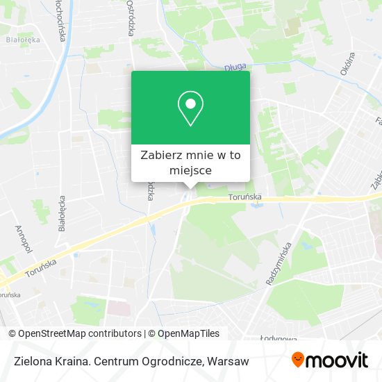 Mapa Zielona Kraina. Centrum Ogrodnicze