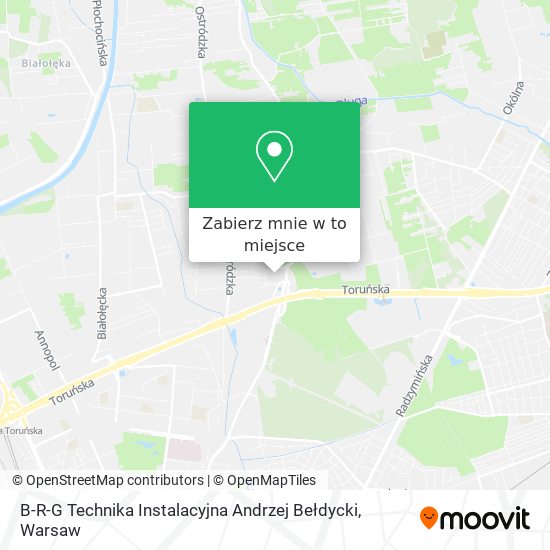 Mapa B-R-G Technika Instalacyjna Andrzej Bełdycki