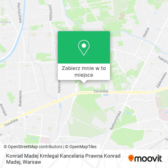 Mapa Konrad Madej Kmlegal Kancelaria Prawna Konrad Madej