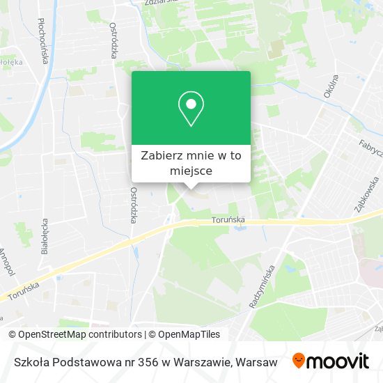 Mapa Szkoła Podstawowa nr 356 w Warszawie