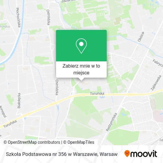 Mapa Szkoła Podstawowa nr 356 w Warszawie