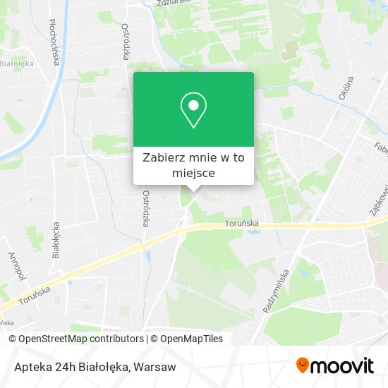 Mapa Apteka 24h Białołęka