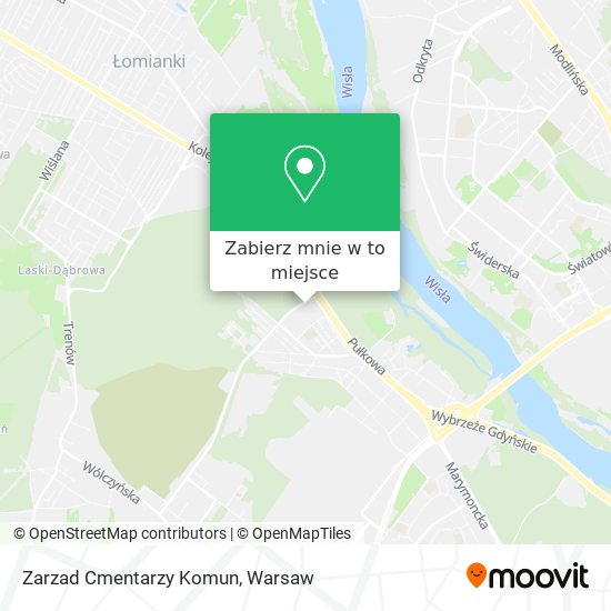 Mapa Zarzad Cmentarzy Komun