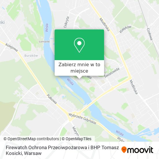 Mapa Firewatch Ochrona Przeciwpożarowa i BHP Tomasz Kosicki