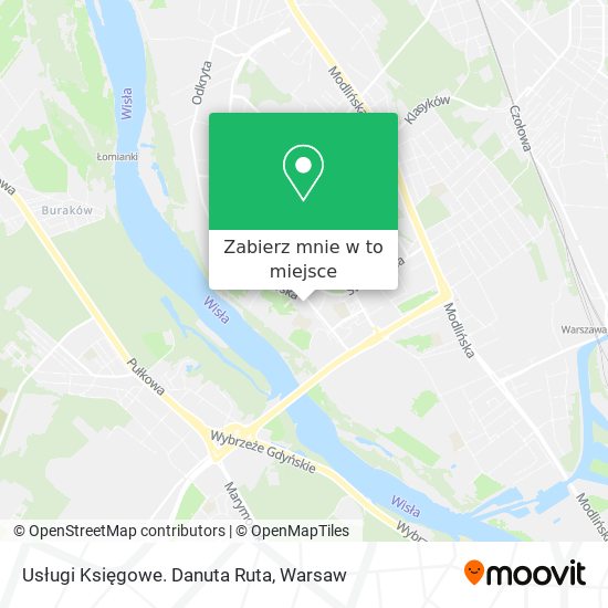 Mapa Usługi Księgowe. Danuta Ruta