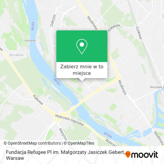 Mapa Fundacja Refugee Pl im. Małgorzaty Jasiczek Gebert