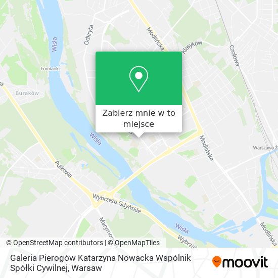 Mapa Galeria Pierogów Katarzyna Nowacka Wspólnik Spółki Cywilnej