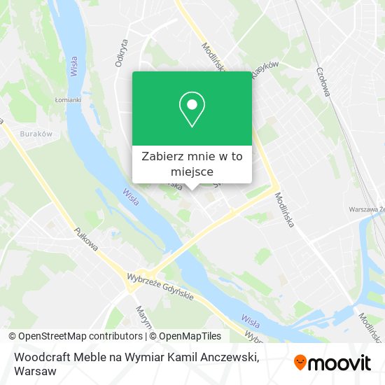 Mapa Woodcraft Meble na Wymiar Kamil Anczewski