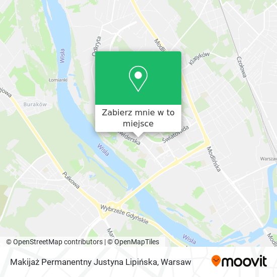 Mapa Makijaż Permanentny Justyna Lipińska