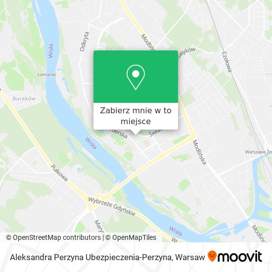 Mapa Aleksandra Perzyna Ubezpieczenia-Perzyna