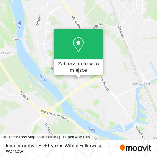 Mapa Instalatorstwo Elektryczne Witold Falkowski