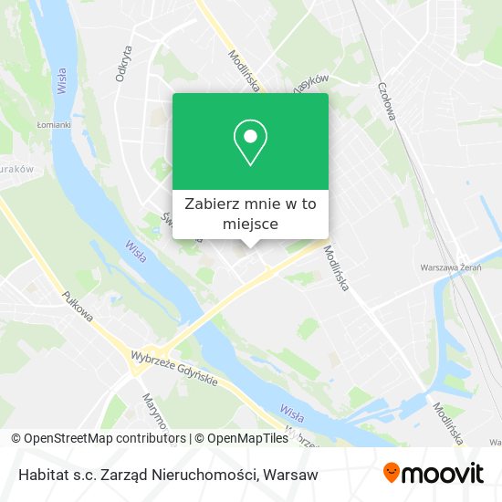 Mapa Habitat s.c. Zarząd Nieruchomości