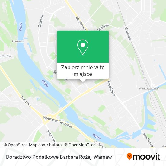 Mapa Doradztwo Podatkowe Barbara Rożej