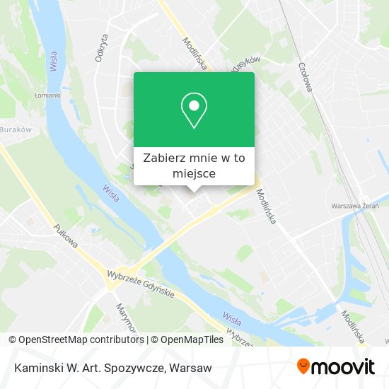 Mapa Kaminski W. Art. Spozywcze