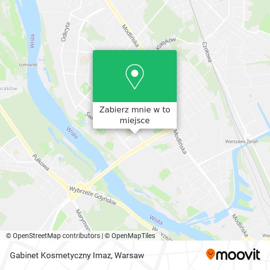 Mapa Gabinet Kosmetyczny Imaz