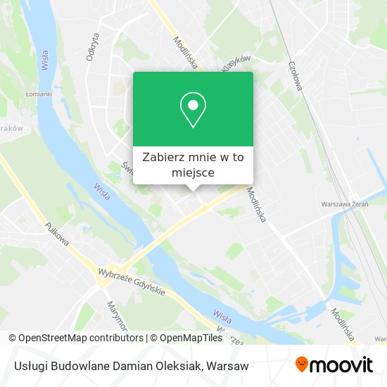 Mapa Usługi Budowlane Damian Oleksiak