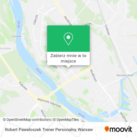 Mapa Robert Paweloszek Trener Personalny