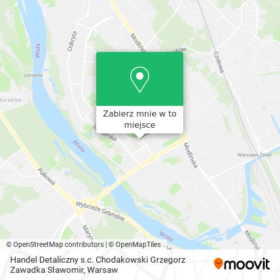 Mapa Handel Detaliczny s.c. Chodakowski Grzegorz Zawadka Sławomir